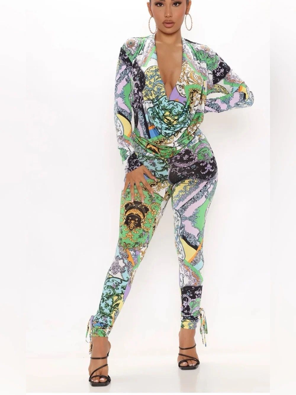 Fashion Nova All About You Legging Pants Set Small